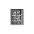 Picture of The Right Thing _GroupedProduct_Rectangle_Portrait_Canvas_Framed_