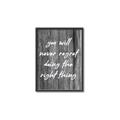 Picture of The Right Thing _GroupedProduct_Rectangle_Portrait_Canvas_Framed_