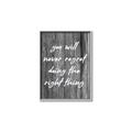 Picture of The Right Thing _GroupedProduct_Rectangle_Portrait_Canvas_Framed_