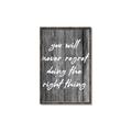 Picture of The Right Thing _GroupedProduct_Rectangle_Portrait_Canvas_Framed_