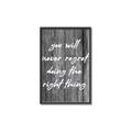 Picture of The Right Thing _GroupedProduct_Rectangle_Portrait_Canvas_Framed_
