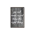 Picture of The Right Thing _GroupedProduct_Rectangle_Portrait_Canvas_Framed_