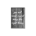 Picture of The Right Thing _GroupedProduct_Rectangle_Portrait_Canvas_Framed_