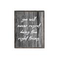 Picture of The Right Thing _GroupedProduct_Rectangle_Portrait_Canvas_Framed_