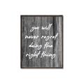 Picture of The Right Thing _GroupedProduct_Rectangle_Portrait_Canvas_Framed_