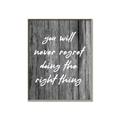 Picture of The Right Thing _GroupedProduct_Rectangle_Portrait_Canvas_Framed_