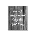 Picture of The Right Thing _GroupedProduct_Rectangle_Portrait_Canvas_Framed_