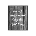 Picture of The Right Thing _GroupedProduct_Rectangle_Portrait_Canvas_Framed_