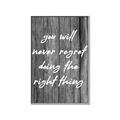 Picture of The Right Thing _GroupedProduct_Rectangle_Portrait_Canvas_Framed_