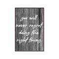 Picture of The Right Thing _GroupedProduct_Rectangle_Portrait_Canvas_Framed_