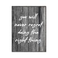 Picture of The Right Thing _GroupedProduct_Rectangle_Portrait_Canvas_Framed_