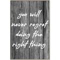 Picture of The Right Thing _GroupedProduct_Rectangle_Portrait_Canvas_Framed_