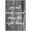 Picture of The Right Thing _GroupedProduct_Rectangle_Portrait_Canvas_Framed_