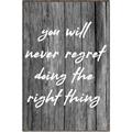 Picture of The Right Thing _GroupedProduct_Rectangle_Portrait_Canvas_Framed_