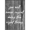 Picture of The Right Thing _GroupedProduct_Rectangle_Portrait_Canvas_Framed_