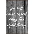 Picture of The Right Thing _GroupedProduct_Rectangle_Portrait_Canvas_Framed_