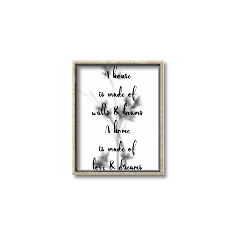 Picture of Love and Dreams Home _GroupedProduct_Rectangle_Portrait_Canvas_Framed_