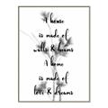Picture of Love and Dreams Home _GroupedProduct_Rectangle_Portrait_Canvas_Framed_