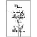 Picture of Love and Dreams Home _GroupedProduct_Rectangle_Portrait_Canvas_Framed_