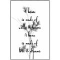 Picture of Love and Dreams Home _GroupedProduct_Rectangle_Portrait_Canvas_Framed_