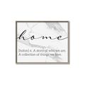 Picture of Marble Home _GroupedProduct_Rectangle_Landscape_Canvas_Framed_