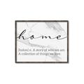 Picture of Marble Home _GroupedProduct_Rectangle_Landscape_Canvas_Framed_