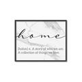 Picture of Marble Home _GroupedProduct_Rectangle_Landscape_Canvas_Framed_