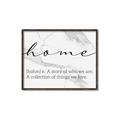 Picture of Marble Home _GroupedProduct_Rectangle_Landscape_Canvas_Framed_