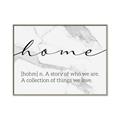 Picture of Marble Home _GroupedProduct_Rectangle_Landscape_Canvas_Framed_