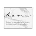 Picture of Marble Home _GroupedProduct_Rectangle_Landscape_Canvas_Framed_