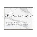 Picture of Marble Home _GroupedProduct_Rectangle_Landscape_Canvas_Framed_