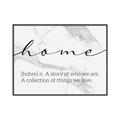 Picture of Marble Home _GroupedProduct_Rectangle_Landscape_Canvas_Framed_