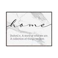 Picture of Marble Home _GroupedProduct_Rectangle_Landscape_Canvas_Framed_