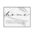 Picture of Marble Home _GroupedProduct_Rectangle_Landscape_Canvas_Framed_