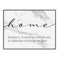 Picture of Marble Home _GroupedProduct_Rectangle_Landscape_Canvas_Framed_