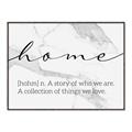 Picture of Marble Home _GroupedProduct_Rectangle_Landscape_Canvas_Framed_