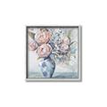 Picture of Peonies in vase _GroupedProduct_Square_Canvas_Framed_