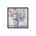 Picture of Peonies in vase _GroupedProduct_Square_Canvas_Framed_