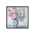 Picture of Peonies in vase _GroupedProduct_Square_Canvas_Framed_