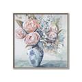 Picture of Peonies in vase _GroupedProduct_Square_Canvas_Framed_