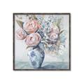 Picture of Peonies in vase _GroupedProduct_Square_Canvas_Framed_
