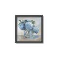 Picture of Blue Hydrangea _GroupedProduct_Square_Canvas_Framed_