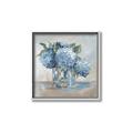 Picture of Blue Hydrangea _GroupedProduct_Square_Canvas_Framed_