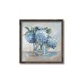 Picture of Blue Hydrangea _GroupedProduct_Square_Canvas_Framed_