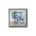 Picture of Blue Hydrangea _GroupedProduct_Square_Canvas_Framed_