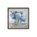 Picture of Blue Hydrangea _GroupedProduct_Square_Canvas_Framed_