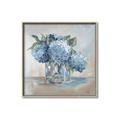 Picture of Blue Hydrangea _GroupedProduct_Square_Canvas_Framed_