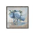 Picture of Blue Hydrangea _GroupedProduct_Square_Canvas_Framed_