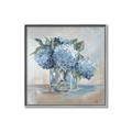 Picture of Blue Hydrangea _GroupedProduct_Square_Canvas_Framed_