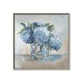 Picture of Blue Hydrangea _GroupedProduct_Square_Canvas_Framed_